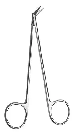 V. Mueller - CH5651 - Vascular Scissors V. Mueller Potts-Smith 5-1/4 Inch Length Surgical Grade Stainless Steel NonSterile Finger Ring Handle 45° Angled