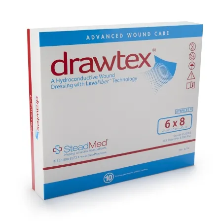 Urgo Medical North America - Drawtex - 303 -  Hydroconductive Wound Dressing  6 X 8 Inch Rectangle