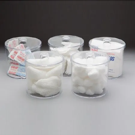 Dukal - 4021 - Sundry Jar Plastic Clear 4 X 4 Inch