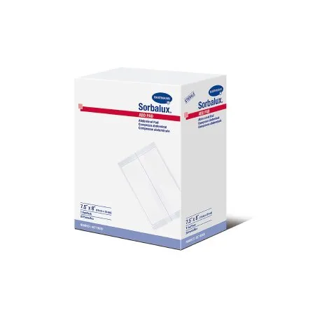 Hartmann - Sorbalux ABD - 48710000 -  Abdominal Pad  7 1/2 X 8 Inch 1 per Pouch Sterile 1 Ply Rectangle