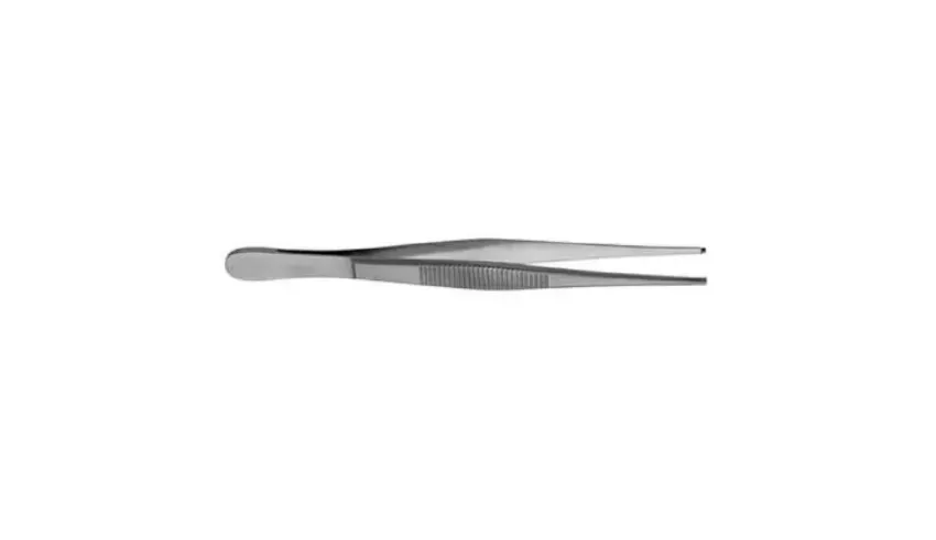 V. Mueller - SU2333 - Tissue Forceps 6 Inch Length Surgical Grade Stainless Steel 1 X 2 Teeth
