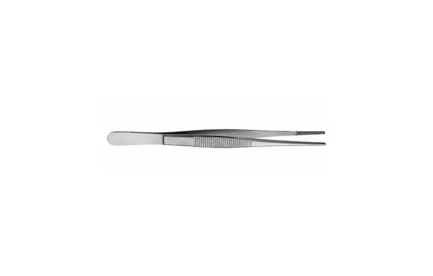 V. Mueller - SU2380 - Tissue Forceps 6 Inch Length Surgical Grade Stainless Steel Serrated 1 X 2 Teeth