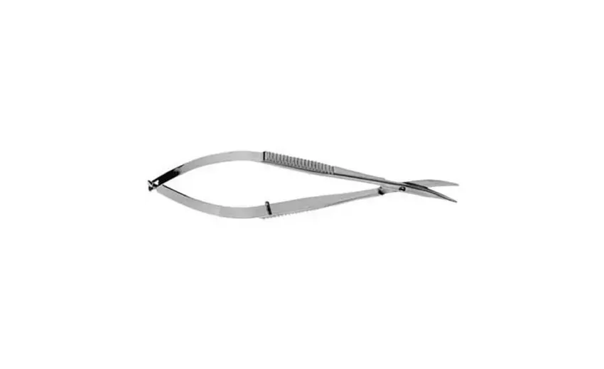 V. Mueller - OP5670 - Tenotomy Scissors V. Mueller Westcott 4-1/8 Inch Length Surgical Grade Stainless Steel NonSterile Wide Thumb Handle with Spring Slightly Curved Right Blunt Tip / Blunt Tip