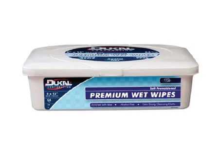 Dukal - 7748 - Wet Wipes, Adult, Soft Pack, 48/pk, 12 pk/cs