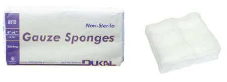 Dukal - Basic Care - 8505 - Gauze Sponge Basic Care 2 X 2 Inch 200 Per Pack Nonsterile 8-ply Square