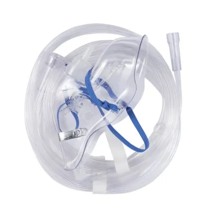 Sun Med - 0562 - Oxygen Mask With Etco2 Monitoring Elongated Style Adult One Size Fits Most Adjustable Head Strap