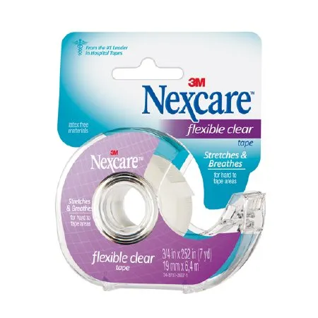 3M - Nexcare - 779 - Water Resistant Medical Tape with Dispenser Nexcare Transparent 3/4 Inch X 7 Yard Plastic NonSterile