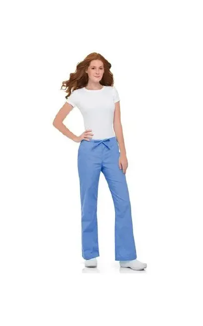 Landau Uniforms - 8335BCPLGE - Scrub Pants Large Ceil Blue Female
