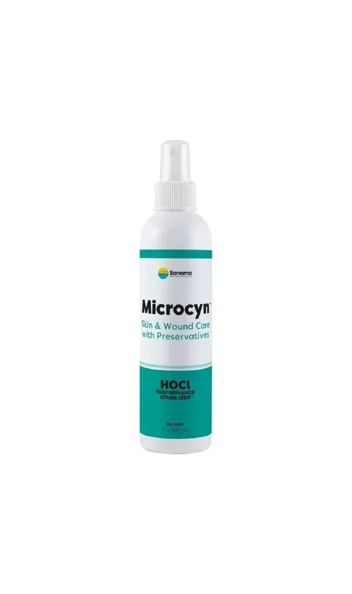 Sonoma Pharmaceuticals - Microcyn - 84507 - Wound Cleanser Microcyn 8 oz. Spray Bottle NonSterile Antimicrobial