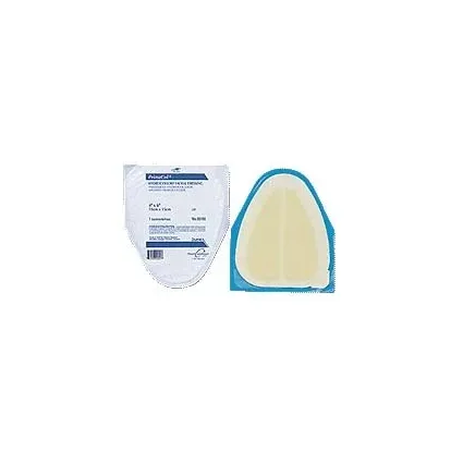 Gentell - 85192 - Primacol Bordered Hydrocolloid Dressing 6" x 7" Sacral Shape, Sterile, Transparent, Tapered Edge