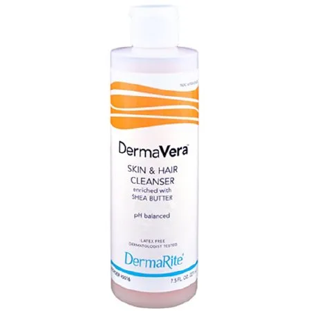 DermaRite  - DermaVera - 0012 - Industries  Shampoo and Body Wash  4 oz. Flip Top Bottle Scented