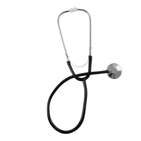 Mabis Healthcare - Mabis - 10-428-020 - Classic Stethoscope Mabis Black 1-Tube 22 Inch Tube Single Head Chestpiece
