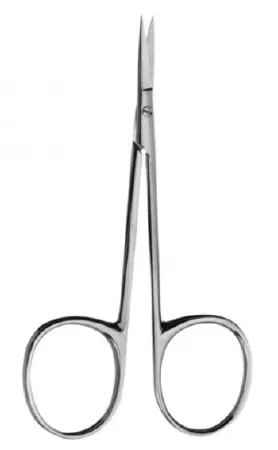 V. Mueller - OP5000 - Iris Scissors V. Mueller 3-1/2 Inch Length Surgical Grade Stainless Steel NonSterile Finger Ring Handle Straight Sharp Tip / Sharp Tip