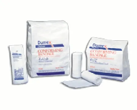 Gentell - Duform - 75104 - Duform Knitted Synthetic Conforming Bandage 4" x 4-1/10 yds. Non-Sterile, Stretched, Latex-free