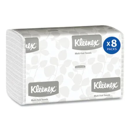 Kleenex - Kcc-02046 - Multi-Fold Paper Towels, Convenience, 9.2 X 9.4, White, 150/Pack, 8 Packs/Carton