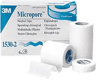 3M - From: 1530-0 To: 1533-2  MicroporeMedical Tape  Micropore White 1/2 Inch X 10 Yard Paper NonSterile