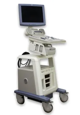 Global Medical Imaging - GE Logiq P5 - 106001 - Ultrasound System Ge Logiq P5 Quote (ccw), Tilt/rotate Adjustable Monitor, 1024 X 768 Monitor Resolution, Trackball, 3 Probe Ports, 0 To 2 Cm Minimum Depth Of Field, 30 Cm Maximum Depth Of Field, Digital Bea