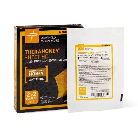 Medline - MNK0082 - Industries TheraHoney HD Honey Wound Dressings, 2" x 2".