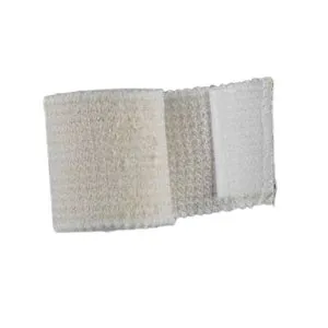 Cardinal - 23593-04LF - Health Elastic Bandage Health 4 Inch X 5 4/5 Yard Double Hook and Loop Closure White NonSterile Standard Compression
