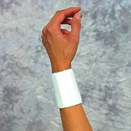 Scott Specialties - 1311 WHI UN - Wrist Support Wraparound / Wristlet Elastic Left Or Right Wrist White One Size Fits Most