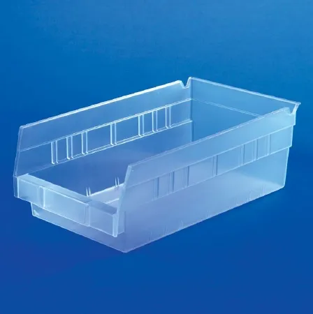 Health Care Logistics - 1445C - Shelf Bin Clear Plastic 4 X 6-5/8 X 11-5/8 Inch