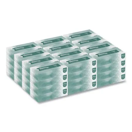 Kleenex - Kcc-21601 - Naturals Facial Tissue For Business, Flat Box, 2-Ply, White, 125 Sheets/Box, 48 Boxes/Carton