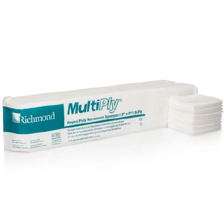 Richmond Dental & Medical - From: 300637 To: 300639 - Richmond Dental MultiPly Non Woven Rayon/ Poly Sponge, 8 Ply, Non Sterile