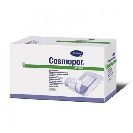 Hartmann - Cosmopor - 900808 -  Adhesive Dressing  3 1/5 X 6 Inch Nonwoven Rectangle White Sterile