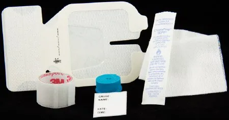 Medical Action - 71121 - IV Kit, Includes: (2) Gauze 4-Ply, (1) Tourniquet Rolled (1) Transpore Tape (1) IV Change Label, (1) Tegaderm Securement (1) ChloraPrep Antiseptic FREPP Applicator 