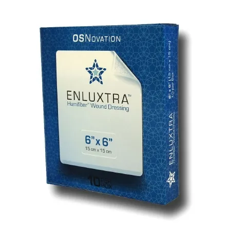 Medline - Enluxtra Self-Adaptive - ENL6X6 - Super Absorbent Dressing Enluxtra Self-adaptive 6 X 6 Inch Square