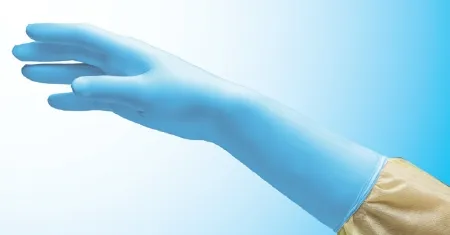 Innovative Healthcare - NitriDerm EC - 114200 - Exam Glove Nitriderm Ec Medium Sterile Pair Nitrile Extended Cuff Length Smooth Blue Chemo Tested