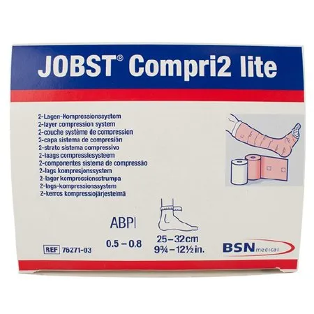 BSN Medical - JOBST Compri2 Lite - 7627103 -  2 Layer Compression Bandage System  9 3/4 to 12 1/2 Inch No Closure Tan NonSterile 20 to 30 mmHg