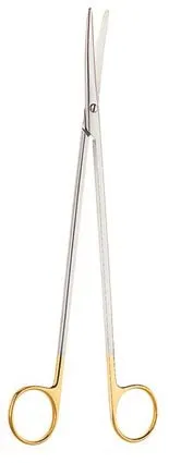 V. Mueller - Vital - From: CH2006 To: CH2006-001 -  Dissecting Scissors  Metzenbaum 9 1/4 Inch Length Surgical Grade Stainless Steel / Tungsten Carbide NonSterile Finger Ring Handle Curved Blunt Tip / Blunt Tip