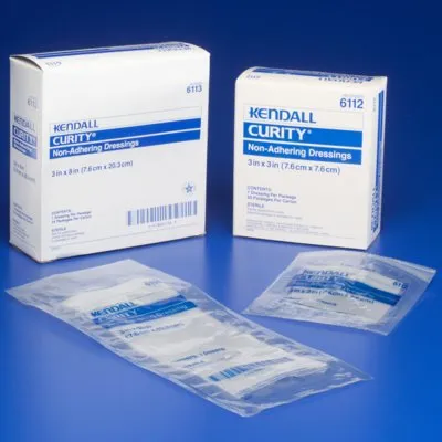 Cardinal - Curity - 6121- - Oil Emulsion Impregnated Dressing Curity Rectangle 9 X 18 Inch Sterile
