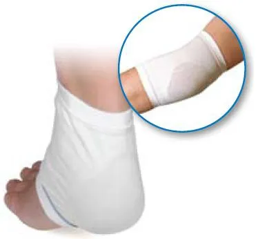 Silipos - 15225 - Heel / Elbow Protection Sleeve Silipos Small / Medium White