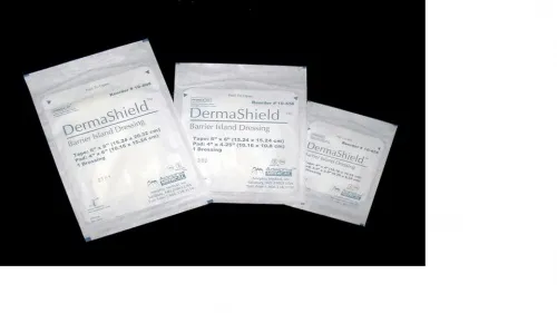 Adelphia Medical - 10--414 - DermaShield Non Adherent Bordered Gauze Sterile 4X14Inches 50/CS
