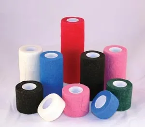 AMD Ritmed - From: A4061-A To: A4061-T - Cohesive Bandage, Non Sterile, Assorted Colors: Individually Wrapped