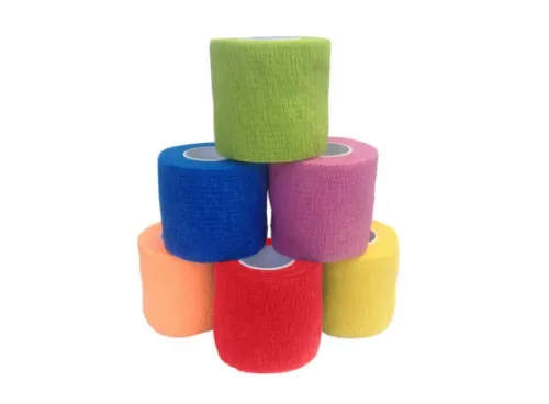 AMD Ritmed - From: A1061-A To: A1061-T - Cohesive Bandage, Non Sterile, Assorted Colors: Individually Wrapped