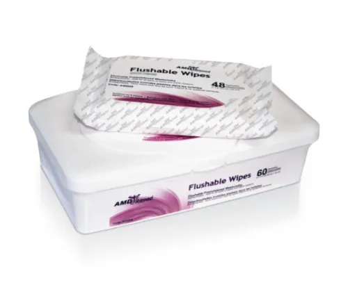 AMD Ritmed - From: A40005 To: A40008 - Flushable Wipes, Spunlace, Premoistened, Soft Pack