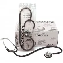 American Diagnostic - Proscope 675 - 675BKH - General Exam Stethoscope Proscope 675 Black 1-tube 22 Inch Tube Double Sided Chestpiece