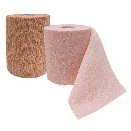 Andover Coated Products - CoFlex TLC Calamine with Indicators - 8840UBC-TN - 2 Layer Compression Bandage System CoFlex TLC Calamine with Indicators 4 Inch X 6 Yard / 4 Inch X 7 Yard Self-Adherent / Pull On Closure Tan NonSterile 20 to 30 mmHg
