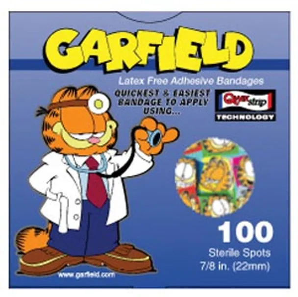 ASO - CareBand - GAR5561 - Garfield Adhesive Bandages, Spots, Latex Free (LF)