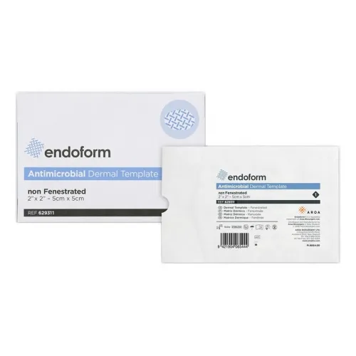 Aroa Biosurgery - From: 629311 To: 629314  Endoform Antimicrobial Dermal Template, Non Fenestrated, 2" x 2".