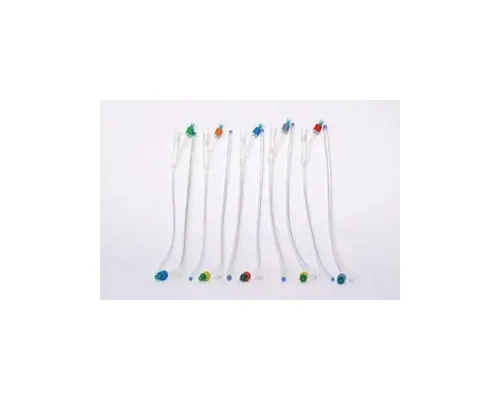 Amsino - AS42020S - Foley Catheter, 100% Silicone, 20FR x 30cc Balloon, Two-Way, Sterile, Latex Free (LF), 10/bx