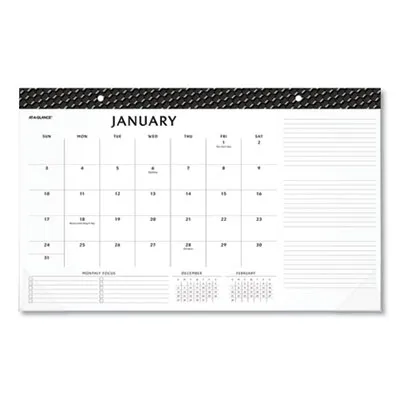 Ataglance - From: AAGSK751400 To: AAGSK752400 - Elevation Desk Pad Calendars, 17.75 X 11, 2021