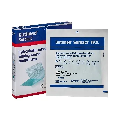 BSN MEDICAL - Cutimed Sorbact WCL - 7266201 - BSN Medical  Antimicrobial Wound Contact Layer Dressing  Square Sterile