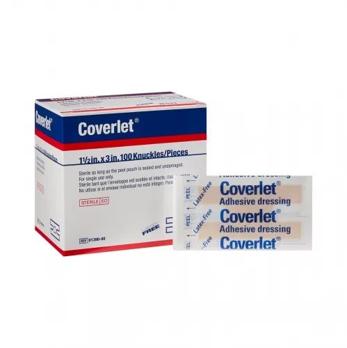 Bsn Jobst - Coverlet - 01390 - Coverlet Knuckles Adhesive Dressing 1-1/2" x 3", Latex-free