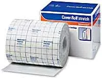 BSN Medical - Cover-Roll Stretch - 45548 - Dressing Retention Tape with Liner Cover-Roll Stretch White 4 Inch X 2 Yard Nonwoven Polyester NonSterile