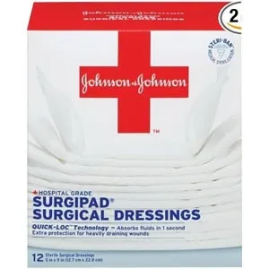 Cardinal Health - 005511 - Johnson & Johnson Surgipad Surgical Combine Dressing