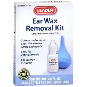 Cardinal Health - 2893394 - Leader Ear Wax Removal Kitrops and 1 Syringe